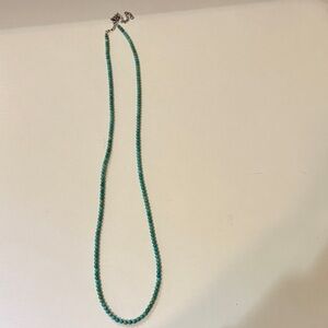 Elegant Turquoise Beaded Necklace